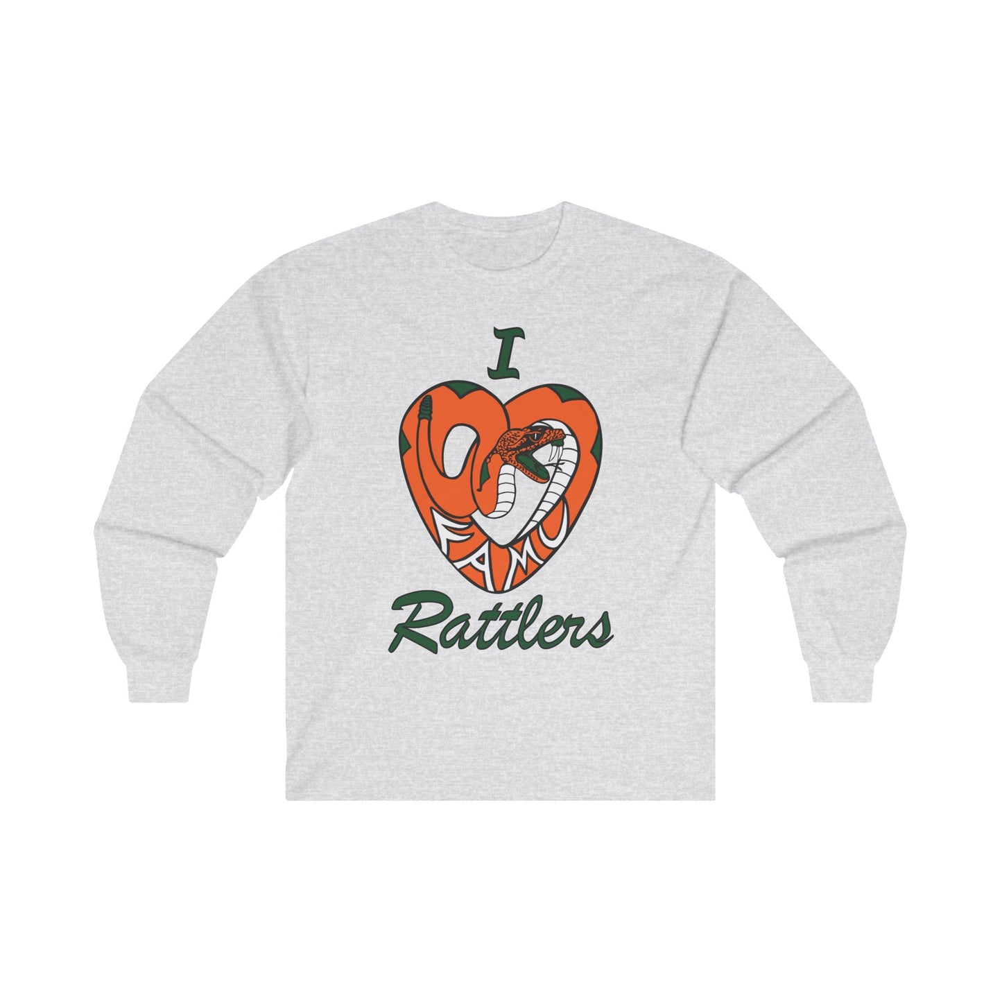 I LOVE FAMU RATTLERS Unisex Ultra Cotton Long Sleeve Tee