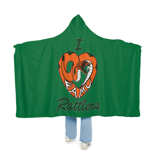 I LOVE FAMU RATTLERS Snuggle Blanket