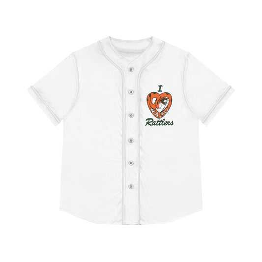 I LOVE FAMU RATTLERS Women's Baseball Jersey