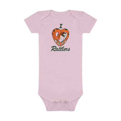 FUTURE FAMU RATTLER I LOVE FAMU RATTLERS Baby Short Sleeve Onesie®