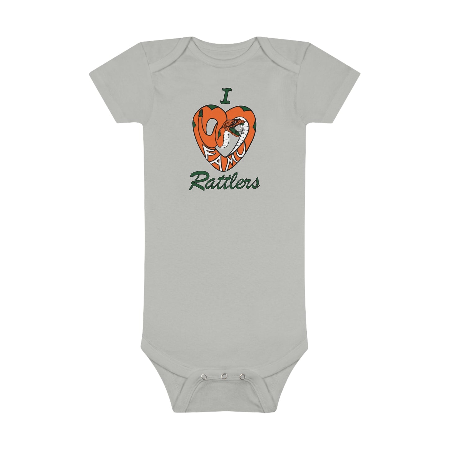 FUTURE FAMU RATTLER I LOVE FAMU RATTLERS Baby Short Sleeve Onesie®