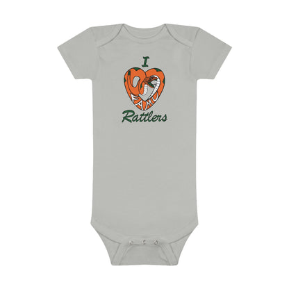 FUTURE FAMU RATTLER I LOVE FAMU RATTLERS Baby Short Sleeve Onesie®