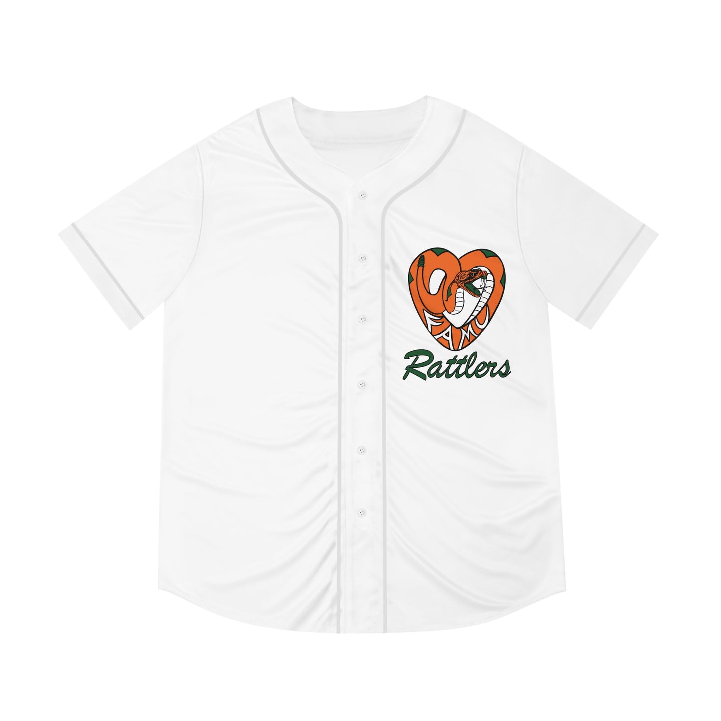 LOVE FAMU RATTLERS Men's Baseball Jersey (AOP)