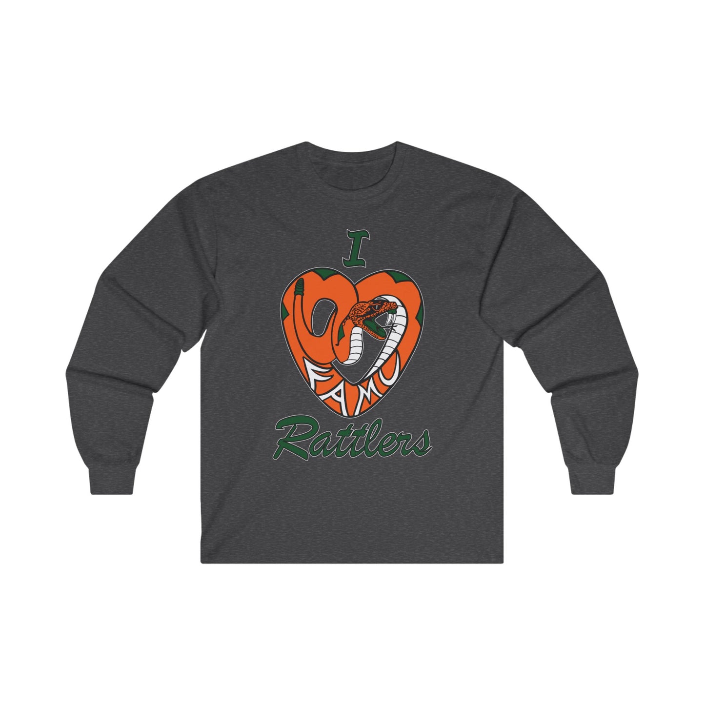 I LOVE FAMU RATTLERS Unisex Ultra Cotton Long Sleeve Tee