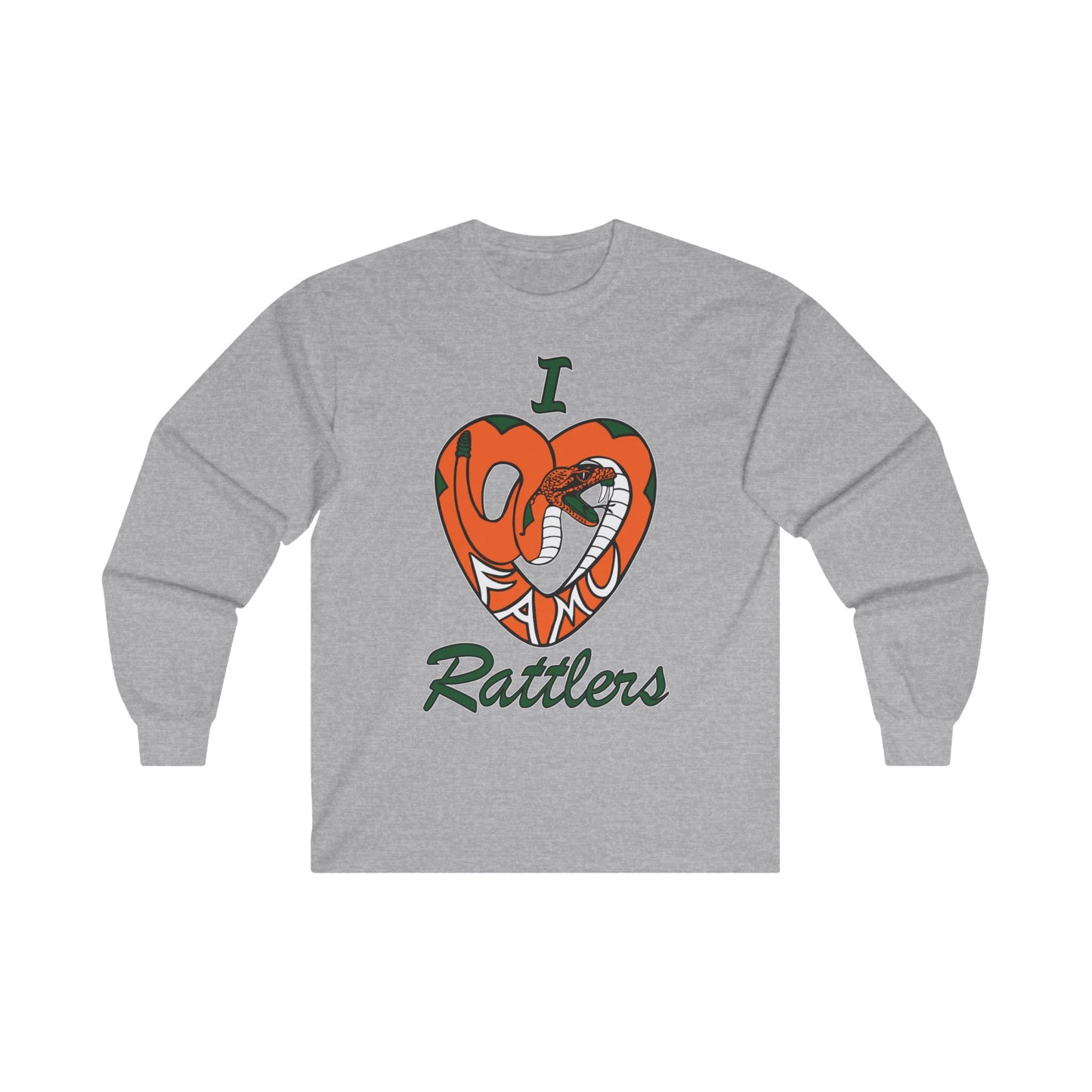 I LOVE FAMU RATTLERS Unisex Ultra Cotton Long Sleeve Tee