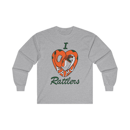 I LOVE FAMU RATTLERS Unisex Ultra Cotton Long Sleeve Tee