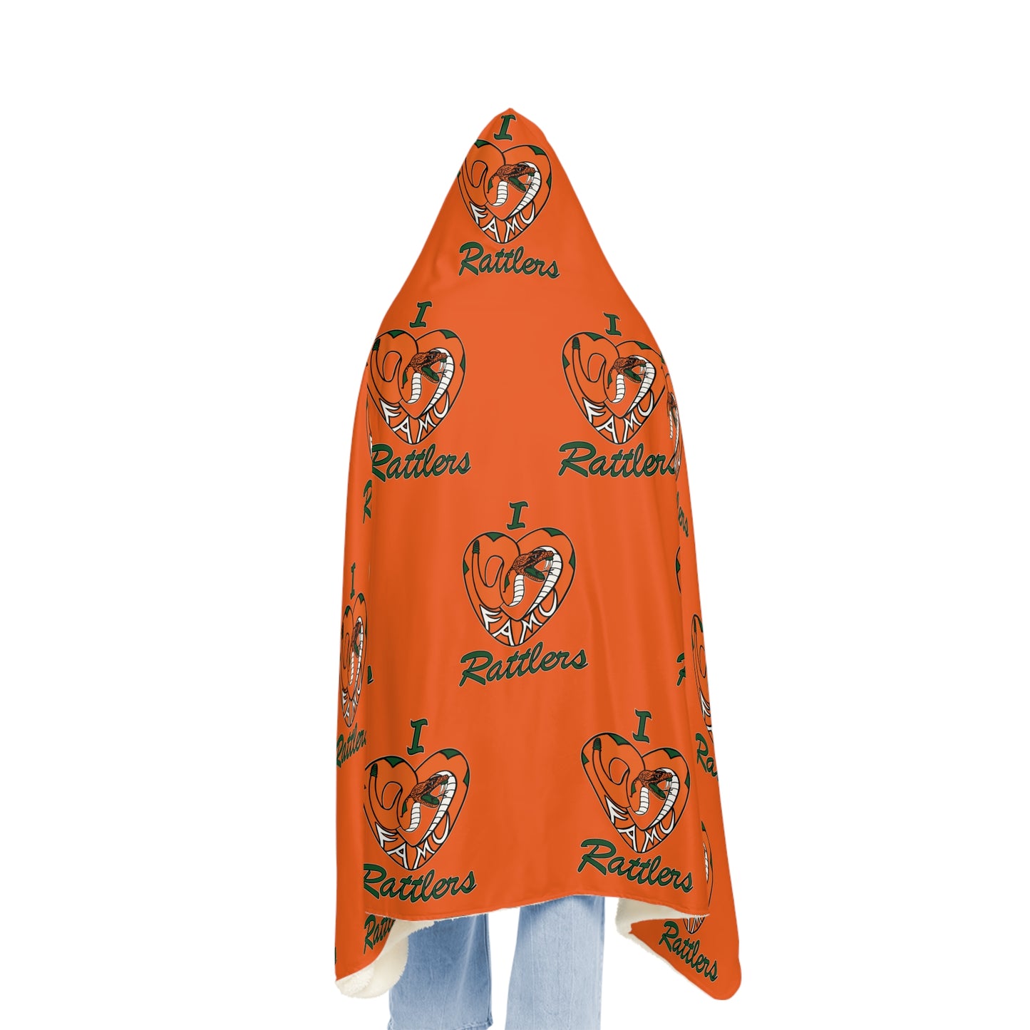 I LOVE FAMU RATTLERS Snuggle Blanket