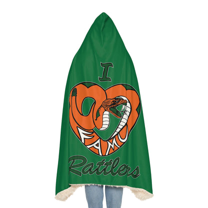 I LOVE FAMU RATTLERS Snuggle Blanket