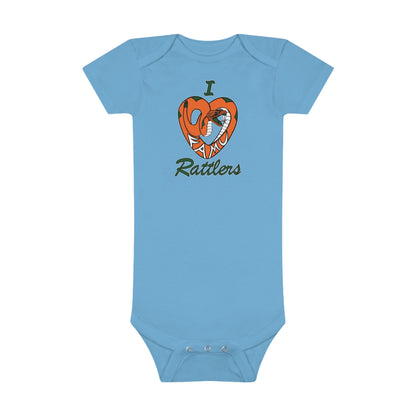 FUTURE FAMU RATTLER I LOVE FAMU RATTLERS Baby Short Sleeve Onesie®