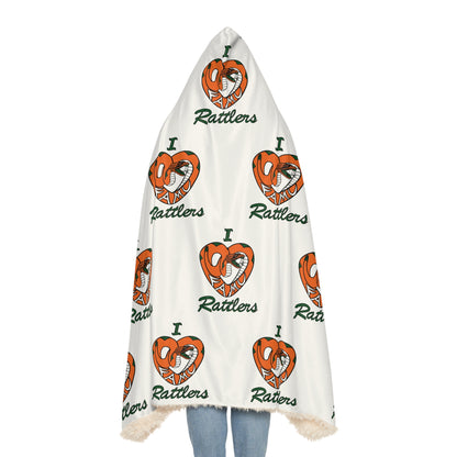 I LOVE FAMU RATTLERS Snuggle Blanket