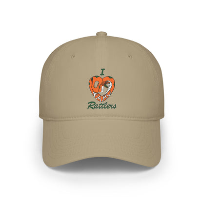 I LOVE FAMU RATTLERS Low Profile Baseball Cap