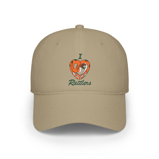 I LOVE FAMU RATTLERS Low Profile Baseball Cap