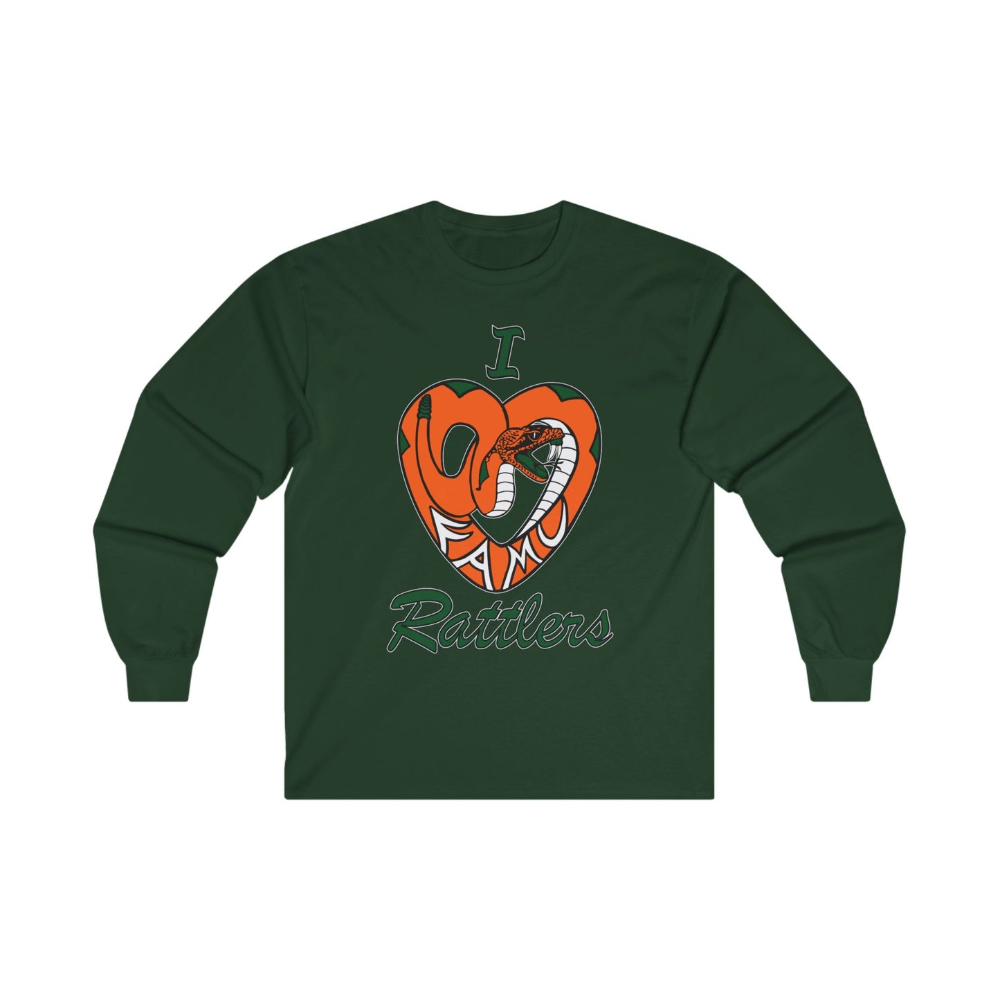 I LOVE FAMU RATTLERS Unisex Ultra Cotton Long Sleeve Tee